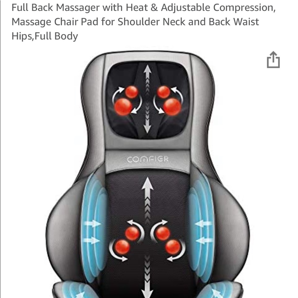 Neck and back massager